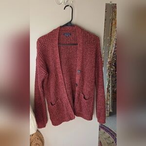 American Eagle Outfitters Burnt Orange Knit Sweater Size XS